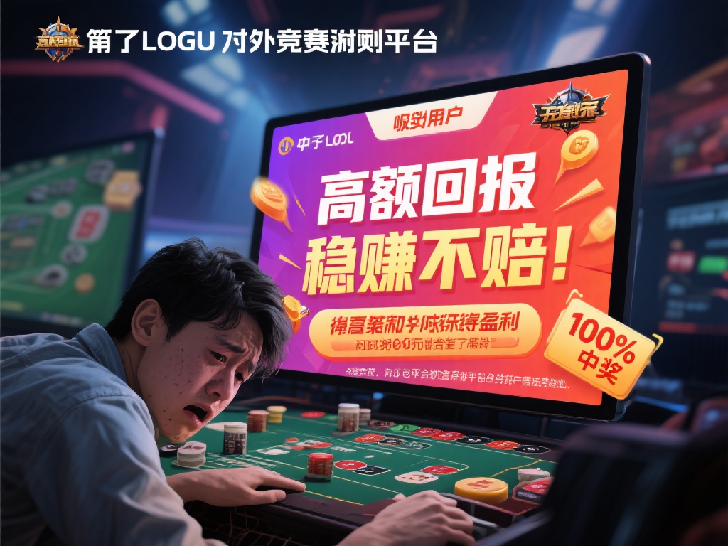 不少LOL外围竞猜平台会通过夸张的宣传吸