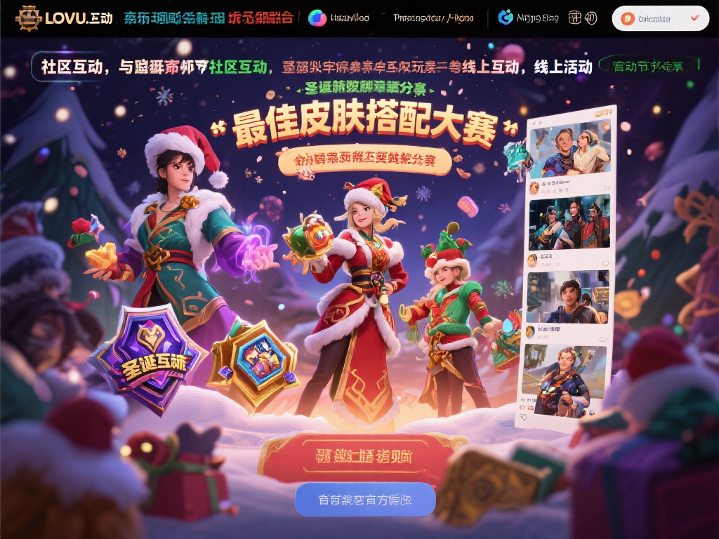 社区互动：与召唤师共享节日欢乐
LOL