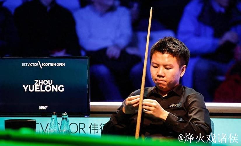 周跃龙5-4险胜布雷切尔 挺进斯诺克英格兰公开赛半决赛